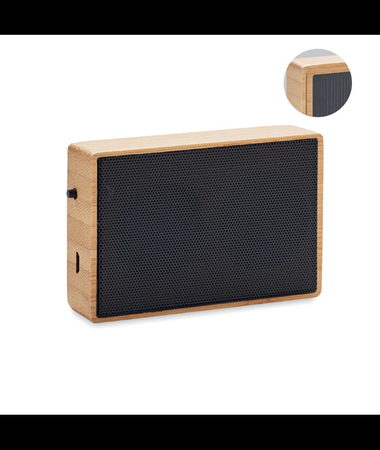 SOLAE - Solar bamboo wireless speaker