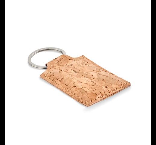 CONCON - Rectangular cork key ring