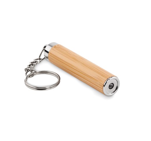 PIANTI - Mini bambusova svetilka z obeskom za ključe