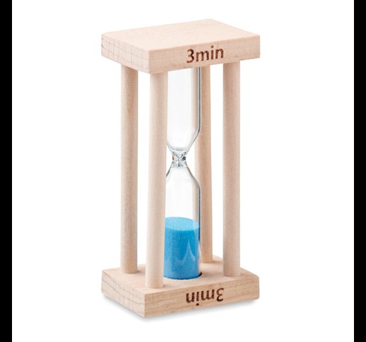 CI - Wooden sand timer 3 minutes
