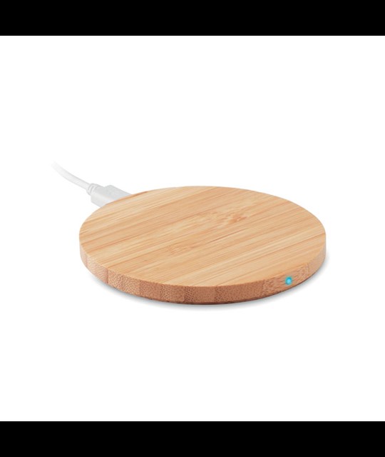 RUNDO LUX - Bambusov brezžični polnilec 15W