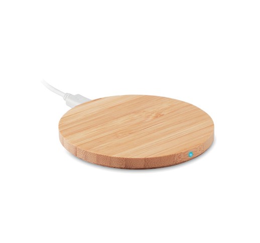 RUNDO LUX - Bamboo wireless charger 15W
