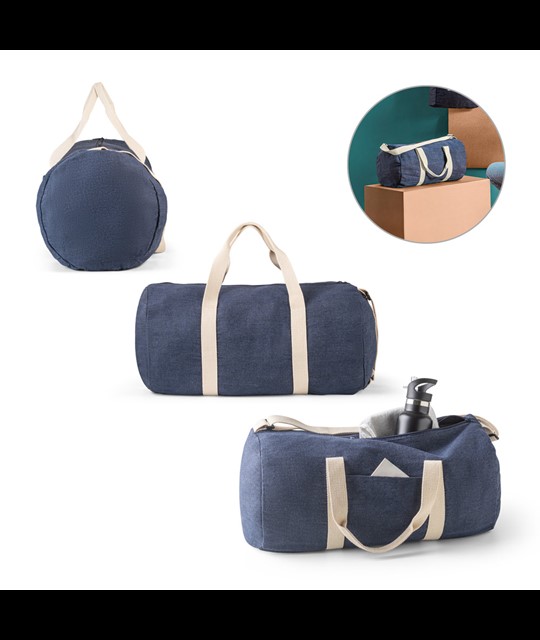 DENIM BAG. Denim sports bag (300 g/m²)