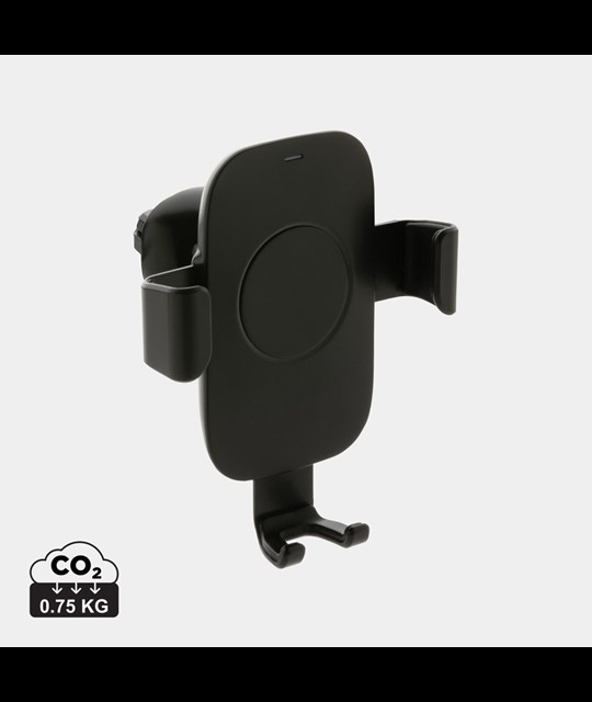 RCS recycled plastic 10W wireless charging car holder