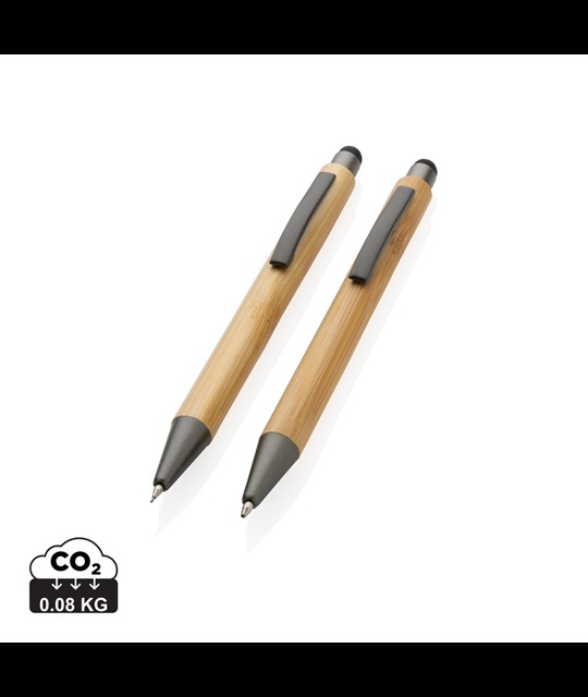 FSC® bambusov moderni set peresnikov v škatli