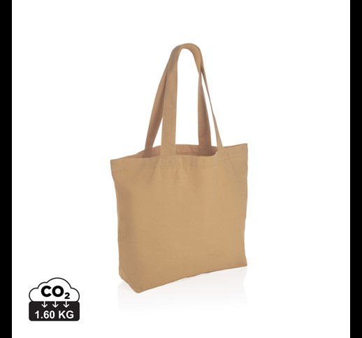 Impact Aware™ 240 gsm rcanvas shopper z žepom, nebarvan