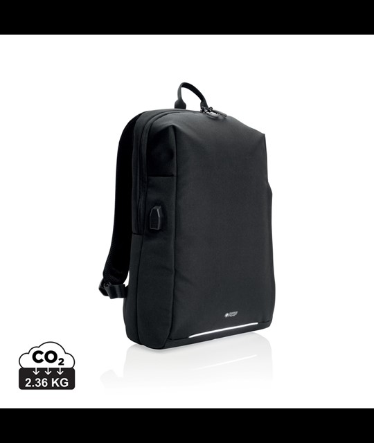 Swiss Peak AWARE™ RFID and USB A laptop backpack