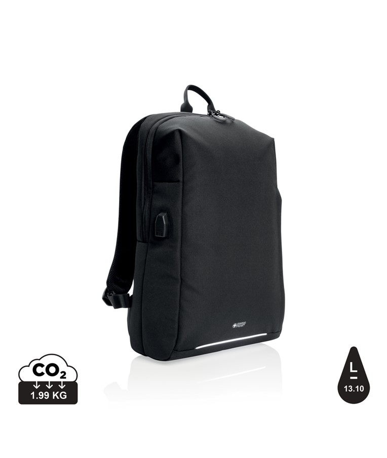 Swiss Peak AWARE™ RFID and USB laptop backpack