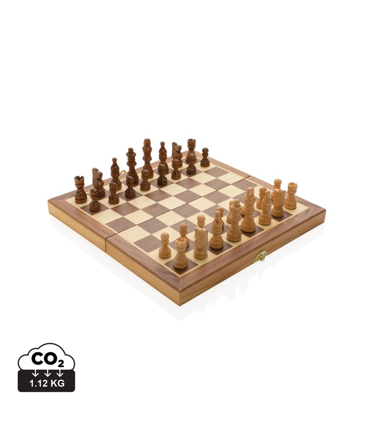 FSC® Luksuzni leseni zložljivi šah