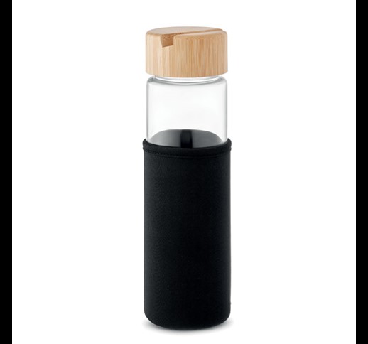 TINAROO - Steklenica z bambusovim pokrovom 600 ml