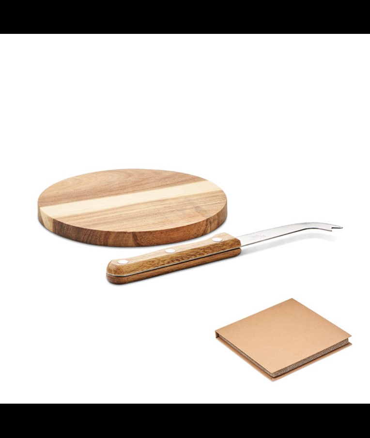 OSTUR - Acacia cheese board set