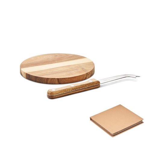 OSTUR - Acacia cheese board set