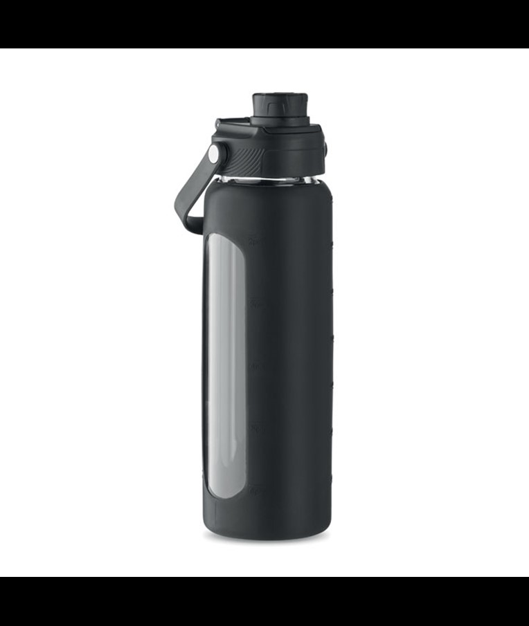 KEILA - Glass bottle with sleeve 750 ml