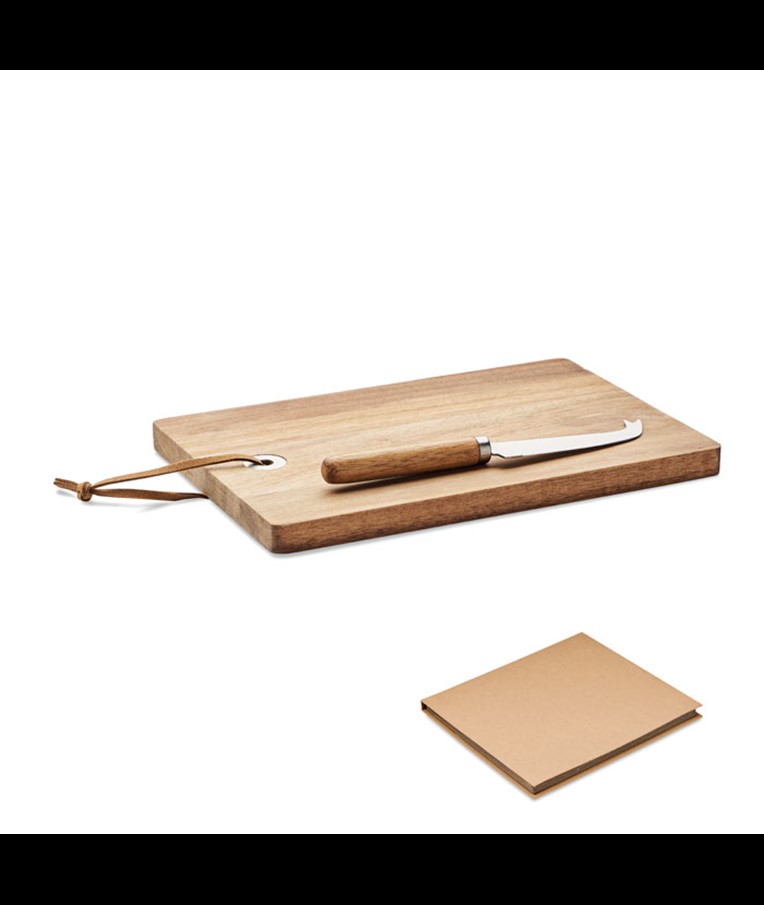 OSTUR LARGE - Acacia wood cheese board set