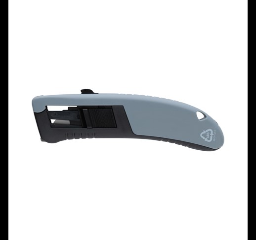 RCS certified recycled plastic Auto retract safety knife