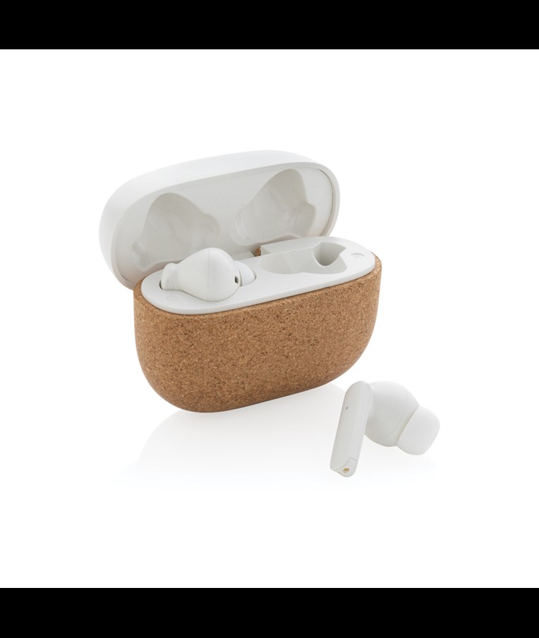 Oregon RCS recycled plastic and cork TWS earbuds