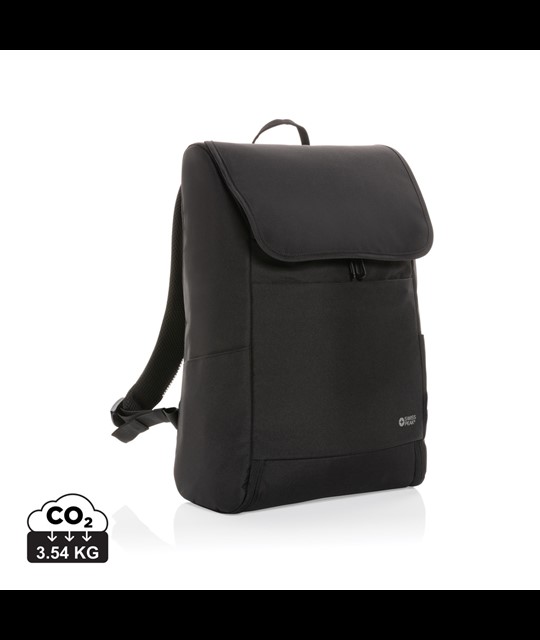 Swiss Peak Fern AWARE™ RPET all over zipper 15.6" backpack