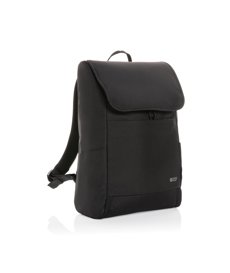 Swiss Peak Fern AWARE™ RPET all over zipper 15.6" backpack