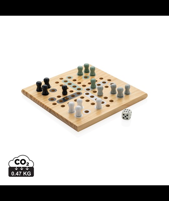 Claire wooden Ludo game