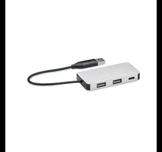 HUB-C - 3-vratno USB zvezdišče z 20 cm kablom