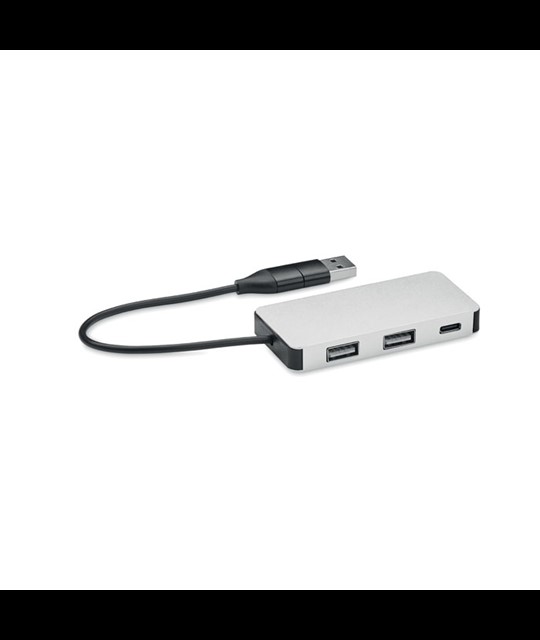 HUB-C - 3-vratno USB zvezdišče z 20 cm kablom
