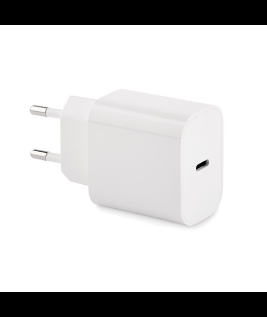 PLUGME - 20W 2 port USB charger EU plug