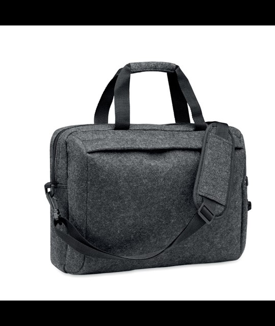 PLANA - 15 inch RPET felt laptop bag