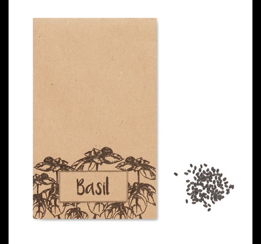 BASILOP - Basil seeds in craft envelope
