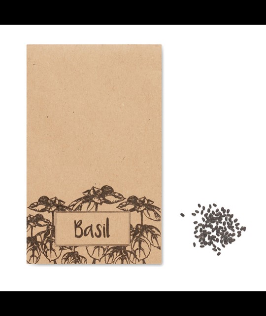 BASILOP - Semena bazilike v craft ovojnici