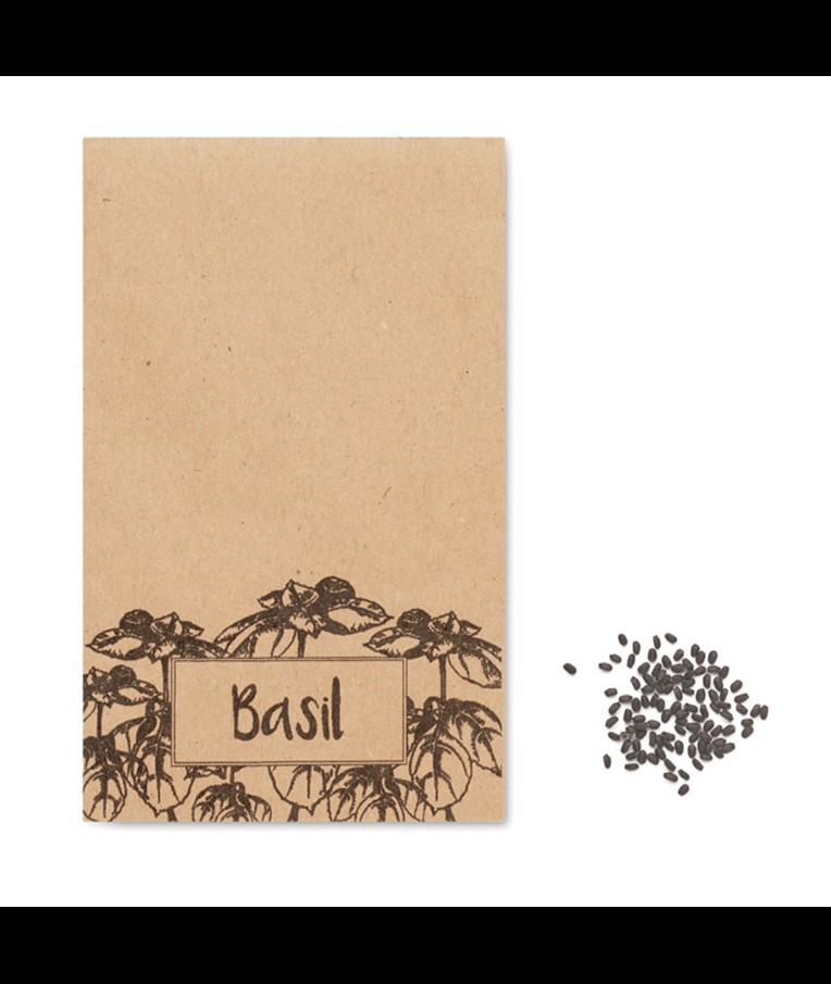 BASILOP - Semena bazilike v craft ovojnici