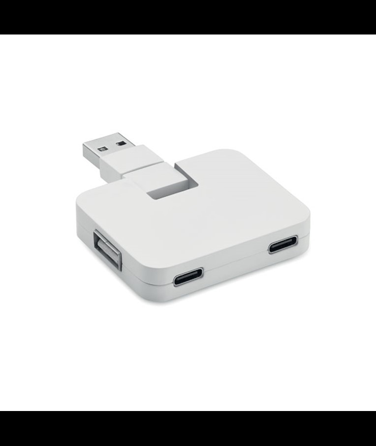 SQUARE-C - 4 port USB hub