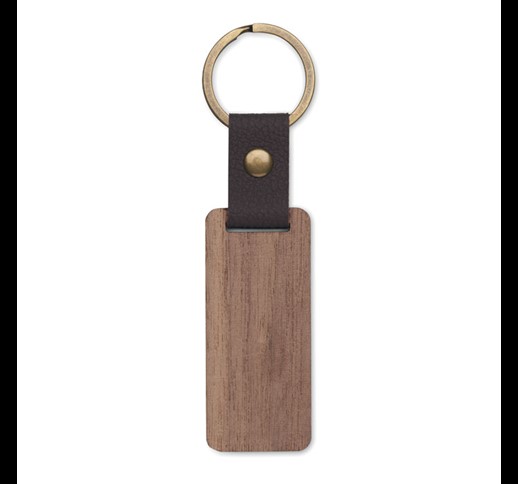NAWKEY - Key ring in walnut and PU