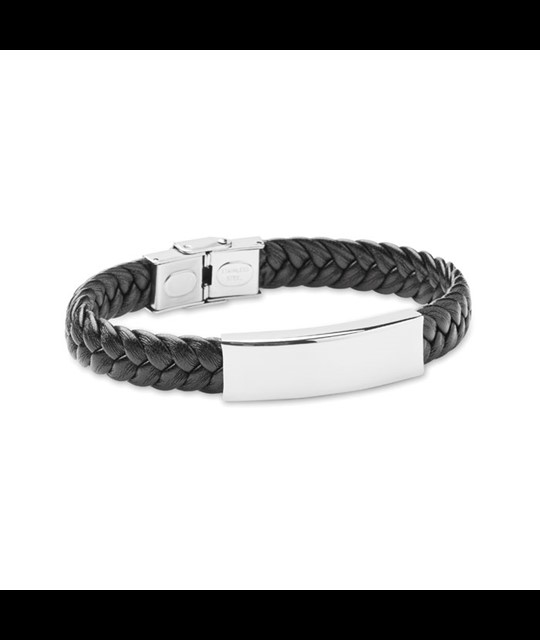 FAULET - Braided faux leather bracelet