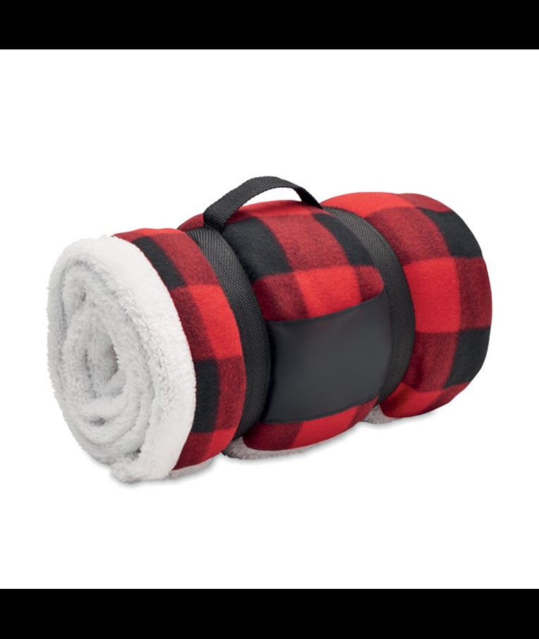 SHERMATT - RPET sherpa fleece blanket
