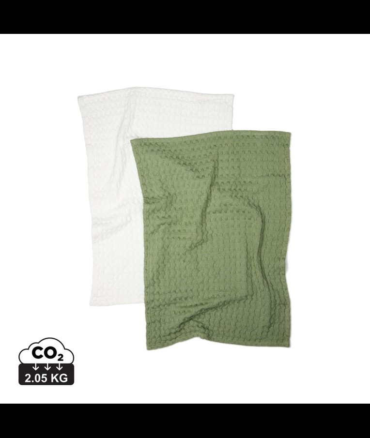 VINGA Cromer waffle kitchen towel, 2 pcs