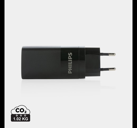 Philips 65 W ultra hiter PD 3-vratni stenski polnilnik USB