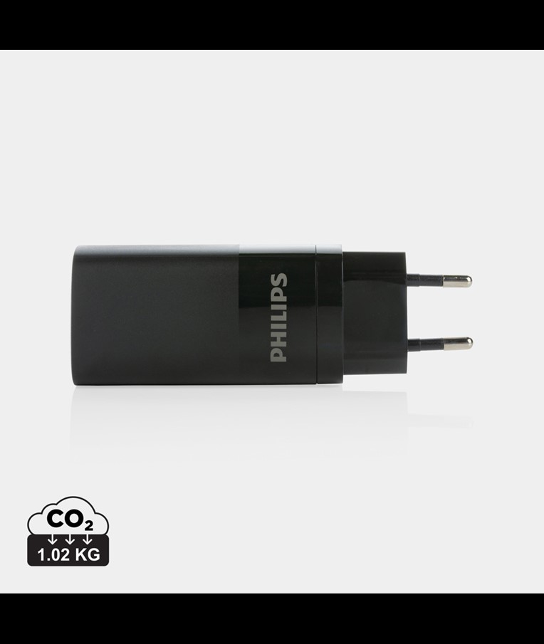 Philips 65W ultra fast PD 3-port USB wall charger