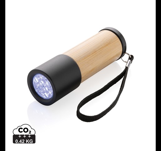 Bamboo and RCS certfied recycled plastic torch
