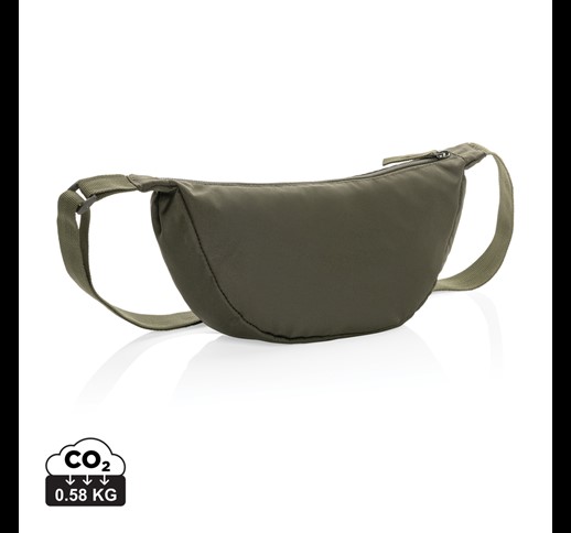 Crescent AWARE™ RPET half moon sling bag