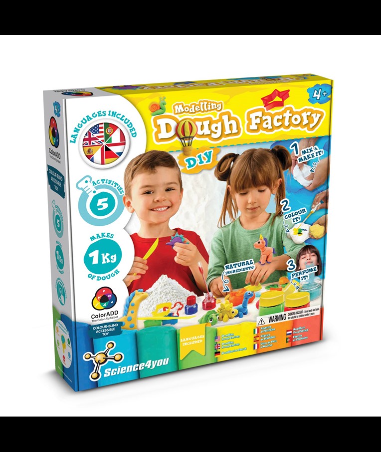 Modeling Dough Factory Kit I. Educational game for children