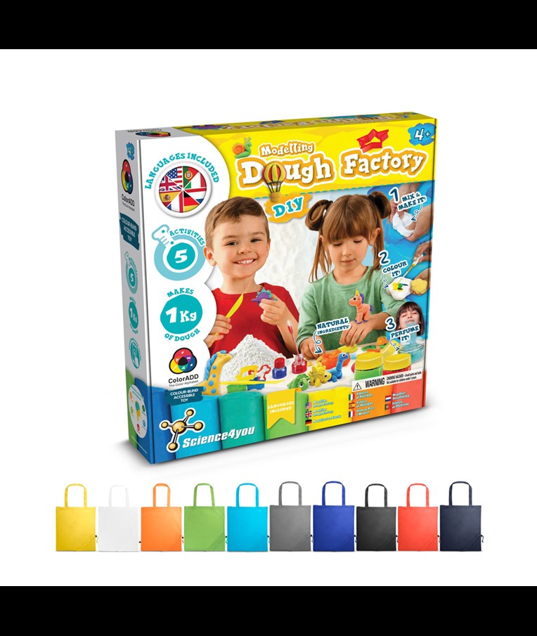 Modeling Dough Factory Kit II. Educational game supplied with a 190T folding gift bag