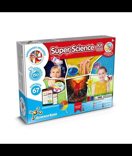 6 in 1 Super Science Kit I. Educational kit for children