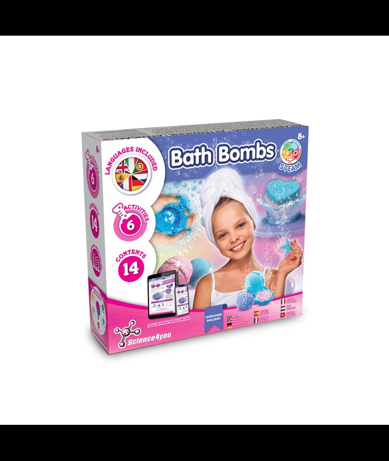 Bath Bombs Kit I. Educational toy for children