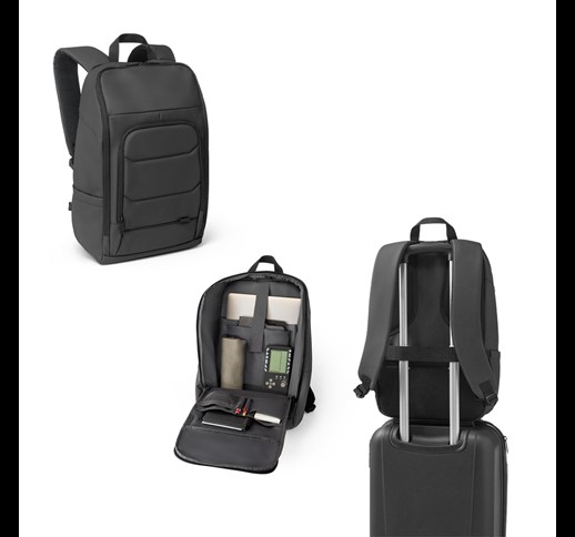 TOULON. 600D recycled polyester high-density water-resistant notebook backpack 16"