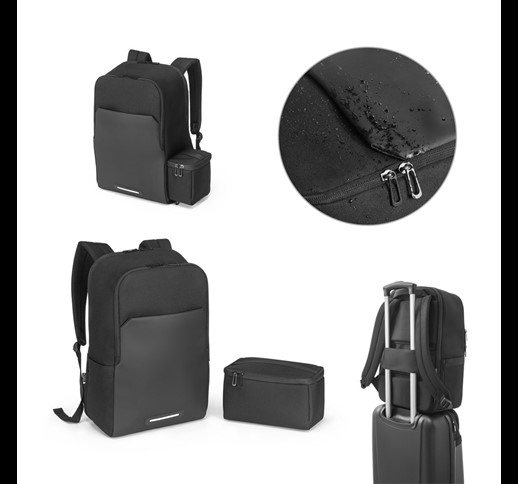 BELFAST. 2-in-1 backpack with thermal bag included that can be used together or separately