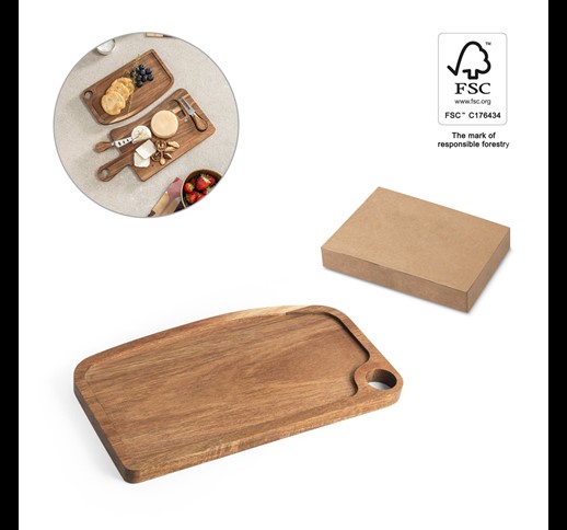 CAPER. Acacia wood board