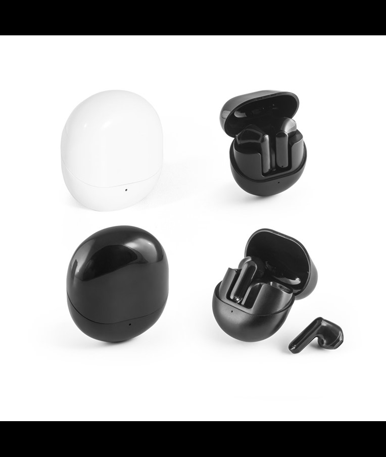 BURTON. Wireless earphones in recycled ABS (100% rABS) with 12 hours of battery life