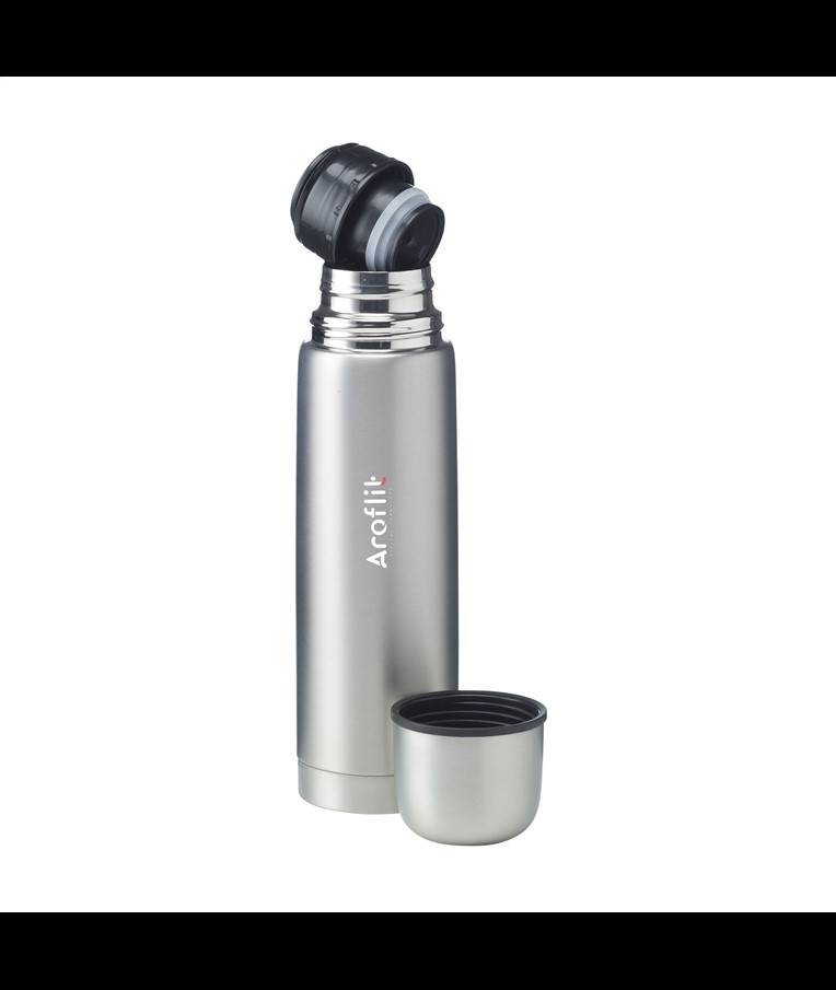 Frosted Bottle RCS Recycled Steel 500 ml thermo bottle