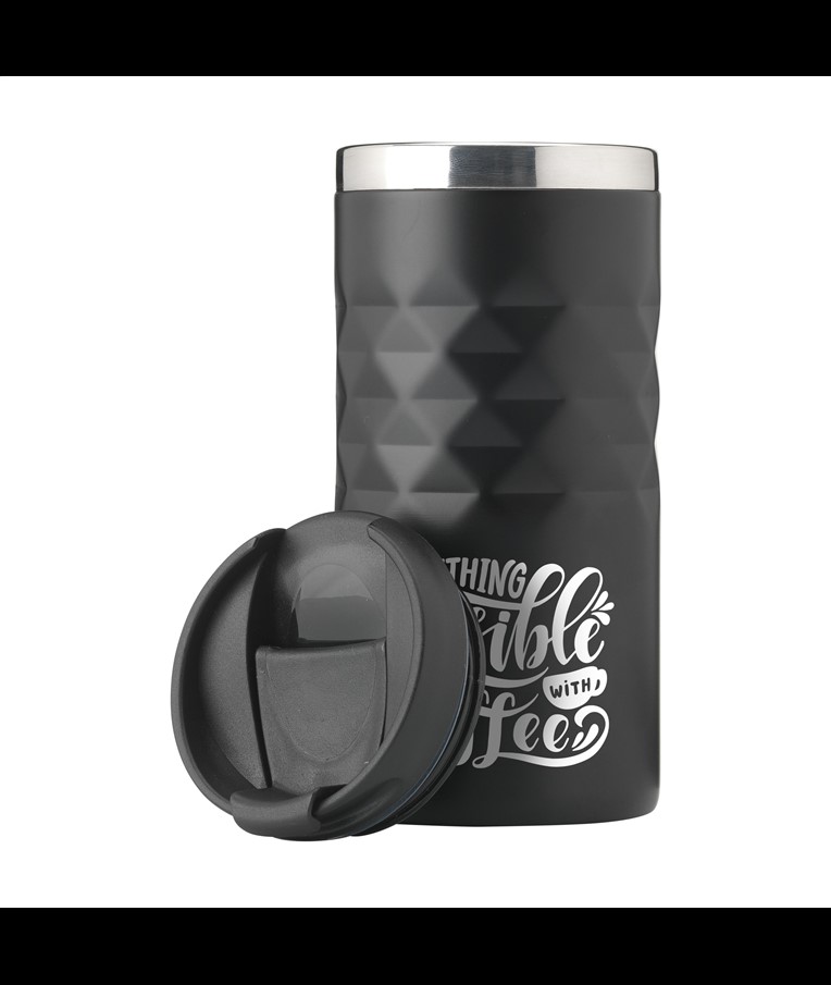 Geometric Mug RCS Recycled Steel 280 ml thermo cup