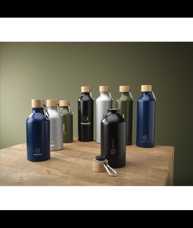 AluBamboo GRS Recycled Alu 750 ml water bottle